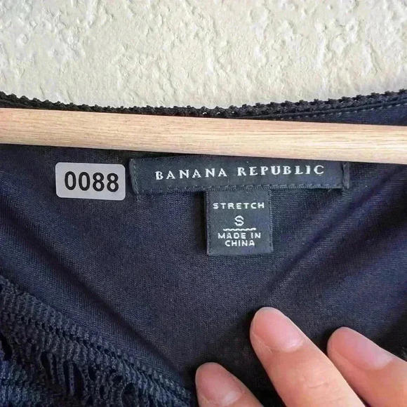 Banana Republic Women's‎ Navy Blue Lace Shift Dress S business - Picture 6 of 6